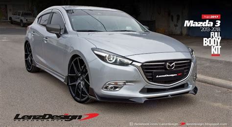 Mazda Bm Axela Lenzdesign Bodykit Spoilers