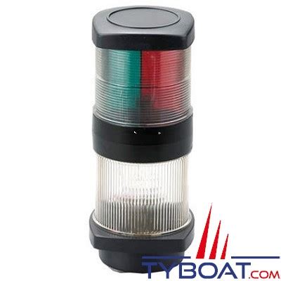 Feux de navigation tricolore mouillage Tête de mât Led 12 Volts