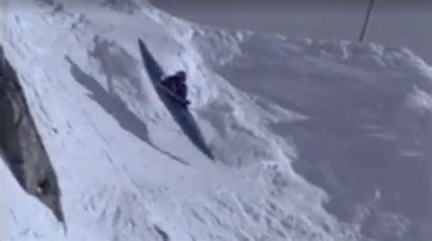 Crash Of The Week Kayaker Tomahawks Through Rocky Couloir Unofficial