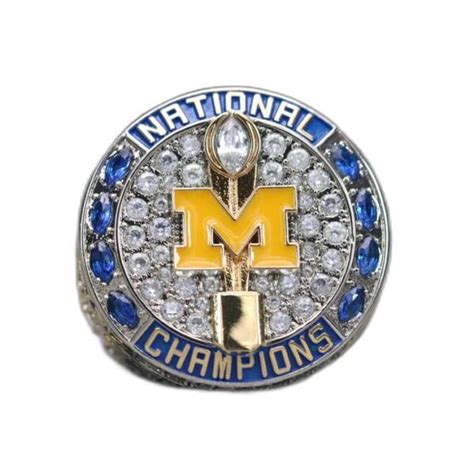 2024 Michigan Wolverines NCAA Big Ten Championship Fan Ring MVP Ring