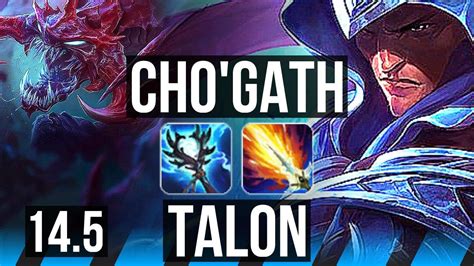 Cho Gath Vs Talon Mid Legendary Games Kr Master