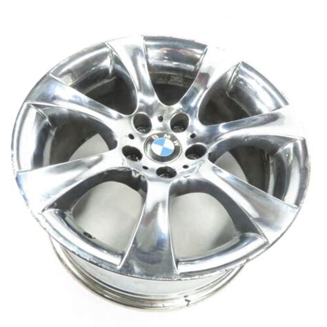 04 10 Bmw 525i 528i 530i 535i 545i 550i E60 18x9 7 Spoke Chrome Wheel Rim Ebay