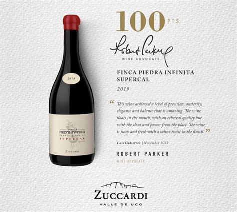 Zuccardi Finca Piedra Infinita Supercal 2019 100 RP X3 Fl MI