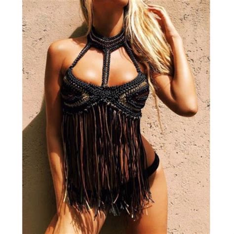 Tops New Sexy Handmade Crochet Beach Bikini Top Poshmark