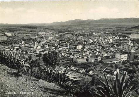 Cartolina Sardegna Iglesias Panorama Viaggiata Anno Eur