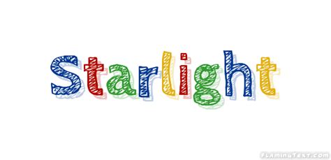 Starlight Лого | Бесплатный инструмент для дизайна имени от Flaming Text