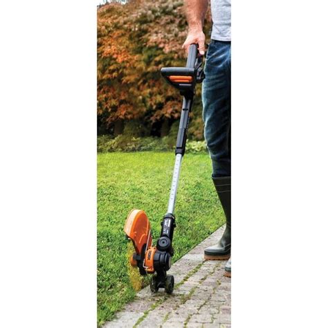 Worx 20 Volt Max 12 In Straight Shaft String Trimmer Battery And