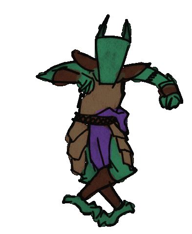 Kobold Dancing Sticker - Kobold Dancing Dungeons and dragons - Discover & Share GIFs