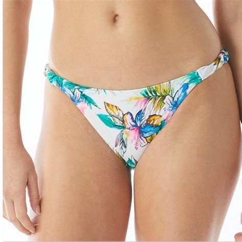 Sundazed Swim Sundazed Bella Printed Shirredstrap Bikini Bottoms