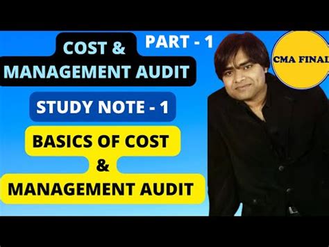 Cma Final Cost Management Audit Study Note Class