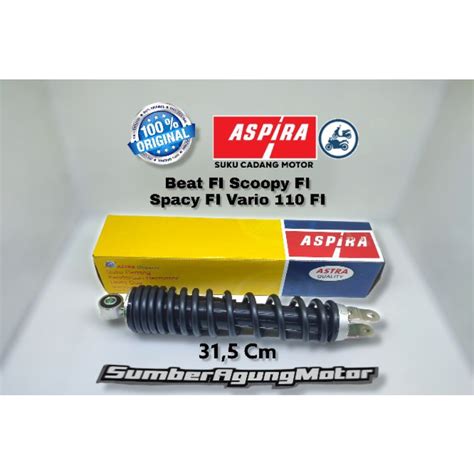 Jual Shock Shockbreaker Belakang Beat Fi Scoopy Spacy Fi Vario Led Ori