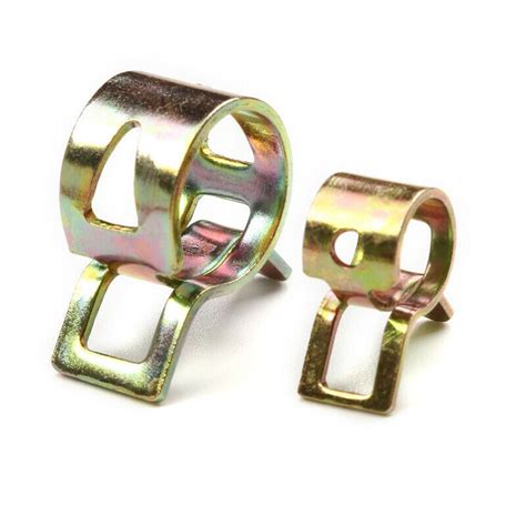 Pcs Spring Hose Clamps Set Fuel Water Line Pipe Air Tube Clip