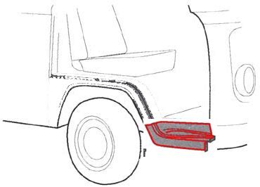 Marche Pied D Aile Avant Partie Avant VW Combi Bay Window 1968 1972