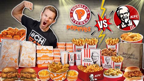 Clash Of The Calories Kfc Vs Popeyes Youtube