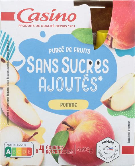 Pocket Spécialité de fruits sans sucres ajoutés gourde pomme