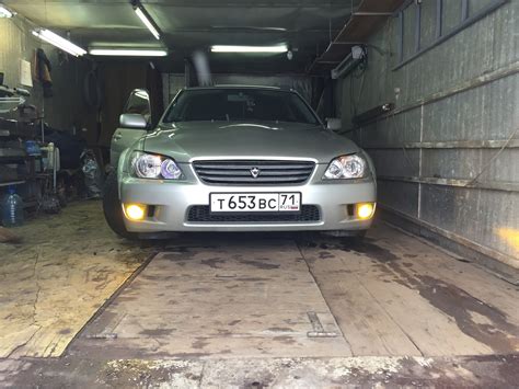 Желтые ПТФ — Toyota Altezza, 2 л, 2001 года | своими руками | DRIVE2