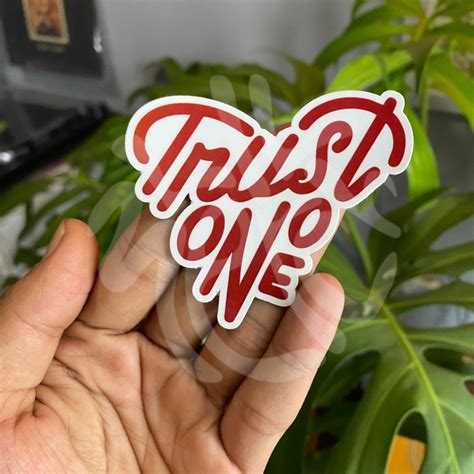 Jual Sticker Trust One Aesthetic Sticker Sticker Tumblr Aesthetic