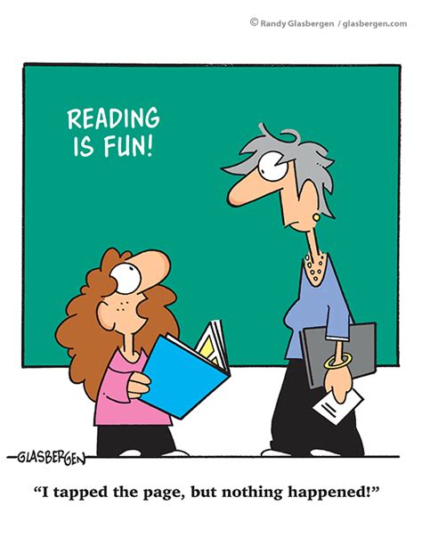 funny cartoons about reading Archives - Randy Glasbergen - Glasbergen Cartoon Service