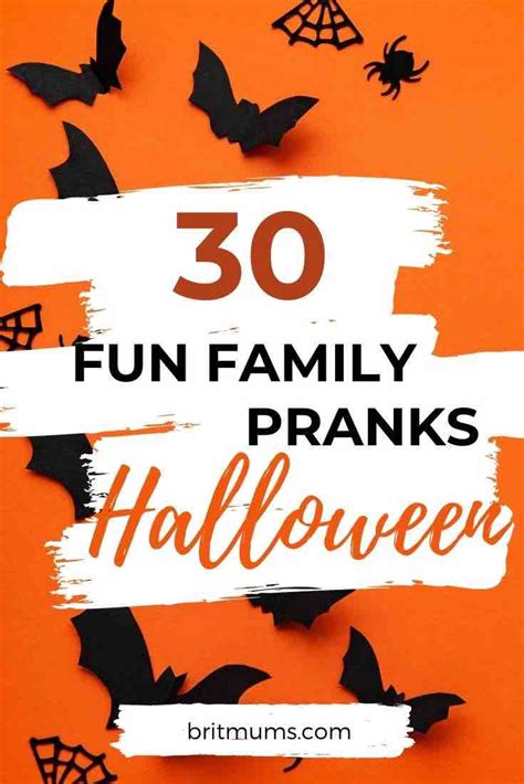 Spooky Halloween pranks to do with kids #ad - BritMums