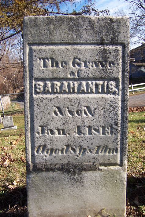 Sarah Antis 1804 1813 Mémorial Find a Grave