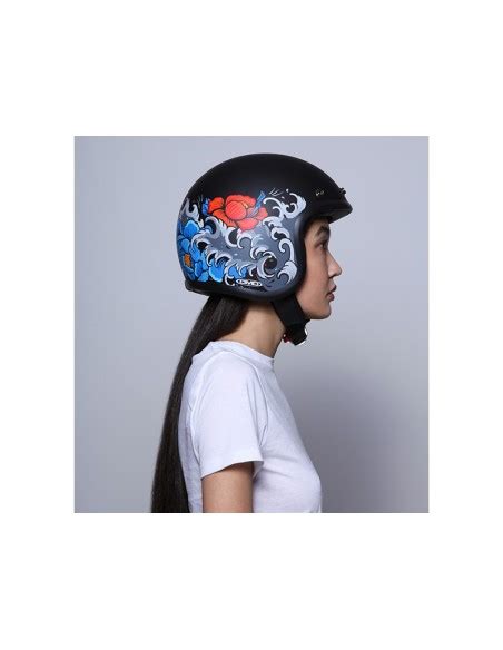 Casco Dmd Jet Vintage Irezumi Para Cascos Jet