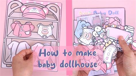 How To Make Diy Paper Dolls And Dollhouse Babay Dollhouse Making