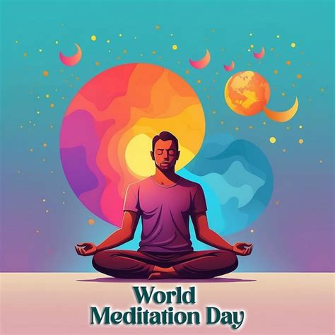 Premium PSD Social Media Poster Design For The World Meditation Day