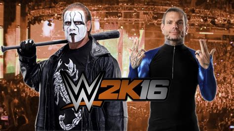 WWE 2K16 Sting Vs Jeff Hardy YouTube