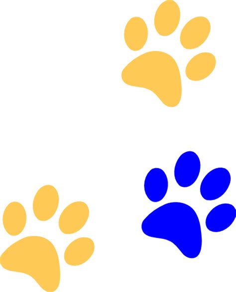 Yellow Paw Print - ClipArt Best