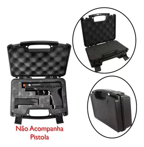 Capa Maleta Rígida Ntk Pistol Case Airsoft Pistola Revólver à venda em