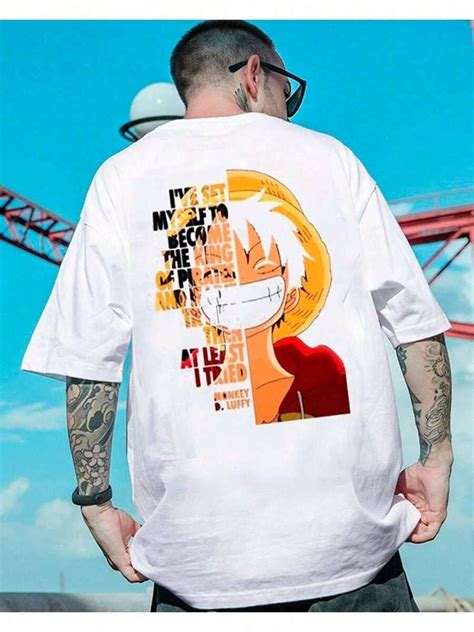 Camiseta Unissex Algod O Moda Streetwear Estampa Luffy One