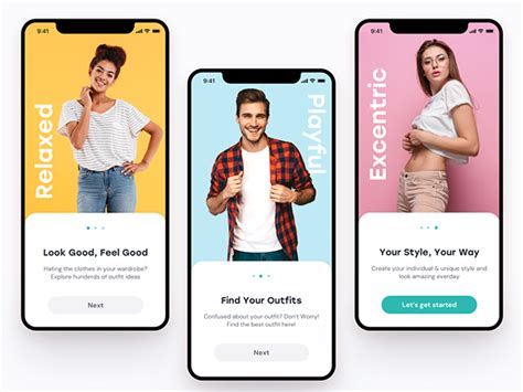 E Commerce Onboarding Screens On Behance