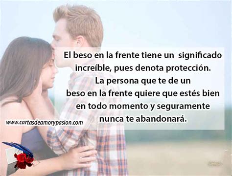 El beso en la frente tiene un significado increíble Cartas de amor y