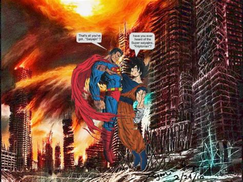 Goku vs.superman by RyanBalmung on DeviantArt