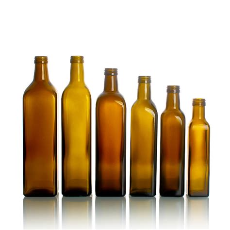 Ml Ml Ml Ml Square Shape Olive Oil Bottle Marasca Olive