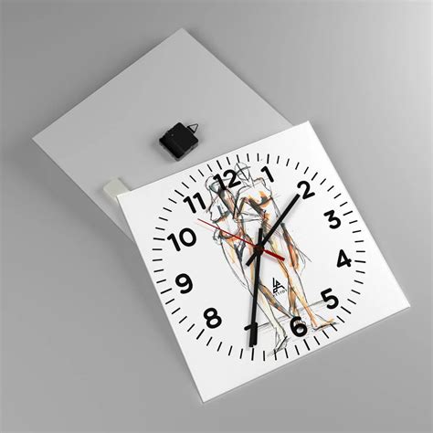 Horloge Murale Arttor Tude De La Gr Ce Cadran Chiffres Forme