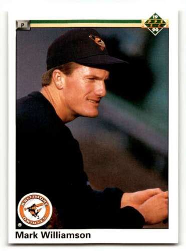 1990 Upper Deck 173 Mark Williamson Baltimore Orioles Baseball Card ID