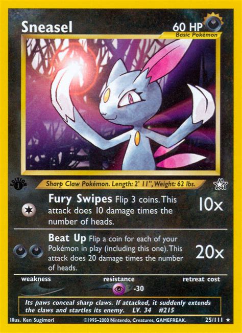 Sneasel Neo Genesis Pokémon TCG Guru