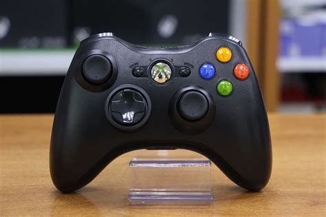 Купить джойстик беспроводной xbox 360 slim черный (black) | GameShock