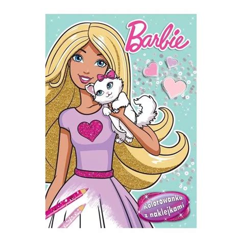 BARBIE KOLOROWANKA Z NAKLEJKAMI Skladnicaksiegarska Pl