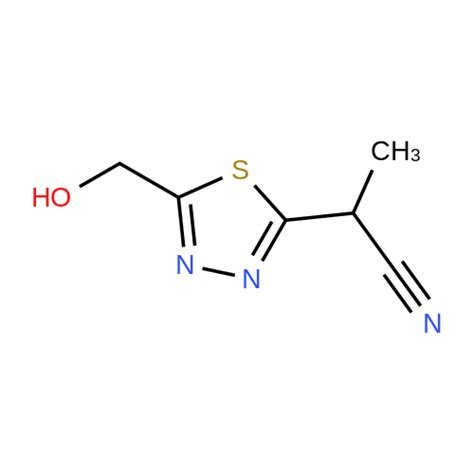 Hydroxymethyl Thiadiazol Yl Propanenitrile