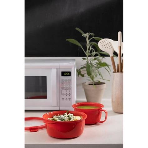 Curver Smart Microwave Eco Soepkom Rond L Rood Supersoldi