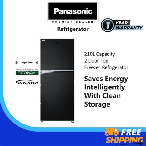 Panasonic Refrigerator Nr Bb Pk L Door Fridge Top Freezer