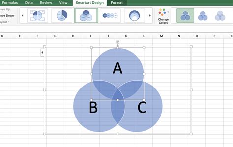 C Mo Crear Un Diagrama De Venn En Excel