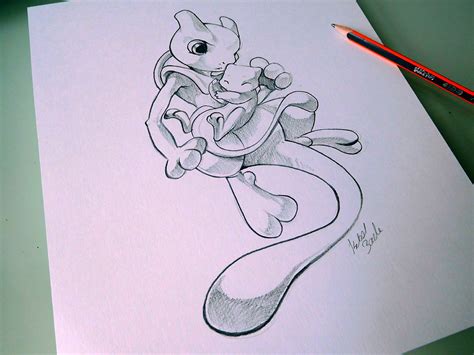 Mewtwo Sketch at PaintingValley.com | Explore collection of Mewtwo Sketch