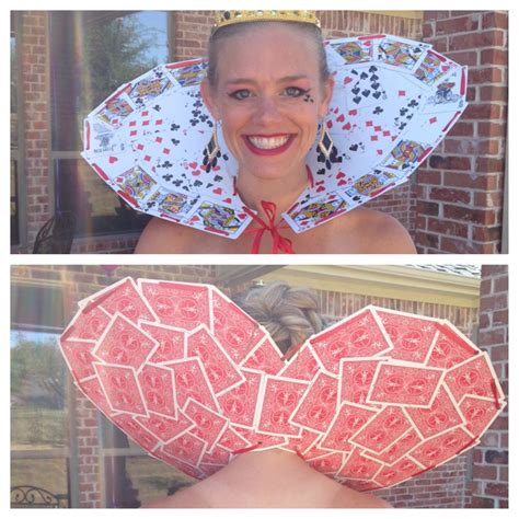 Queen Of Heart Collar I Made Out Of A Deck Of Cards Queen Of