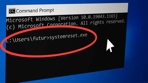 Command Prompt Factory Reset Windows