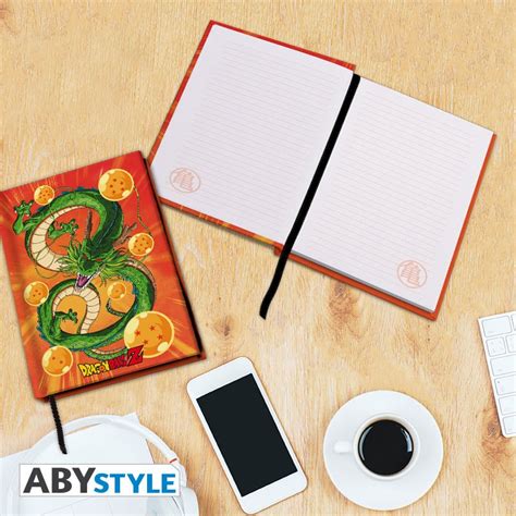 DRAGON BALL Cahier A5 Shenron X4 Abysse Corp