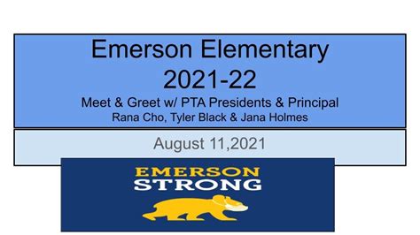 Video Archive — Emerson Elementary, Berkeley