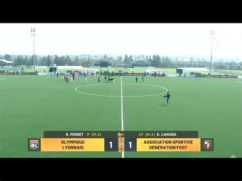 Tournoi international U 19 résumé Olympique Lyonnais vs AS Génération